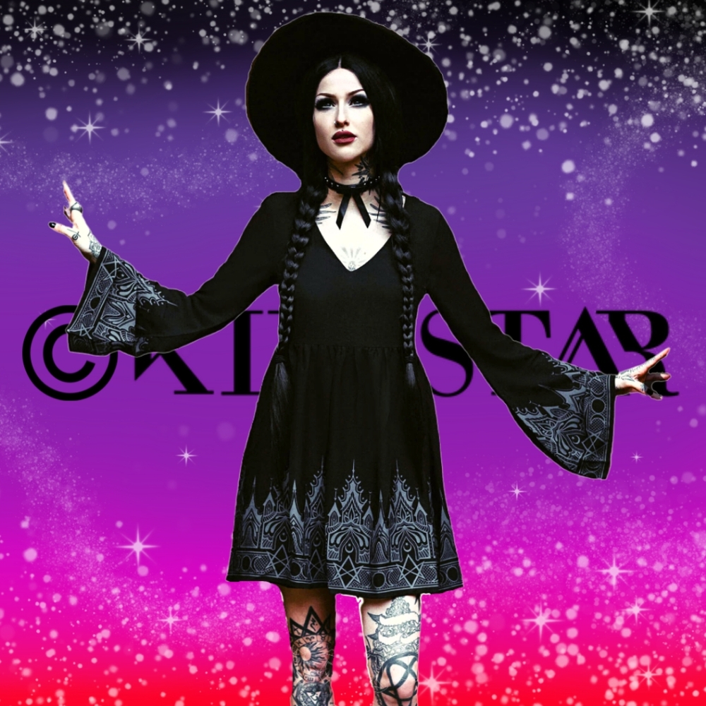 **SOLD** Killstar Duchess Mourning Dress